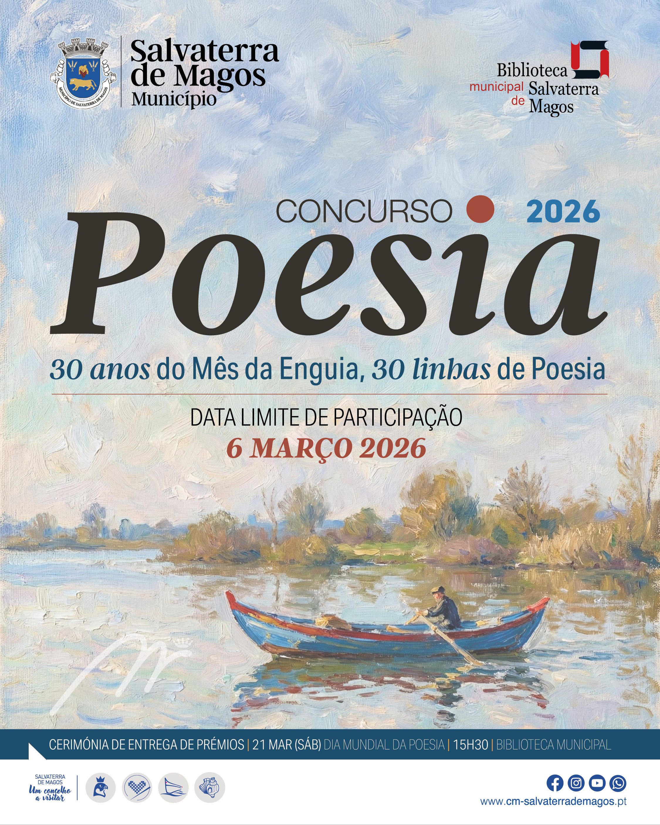 Concurso de Poesia "30 anos do Mês da Enguia, 30 linhas de Poesia"